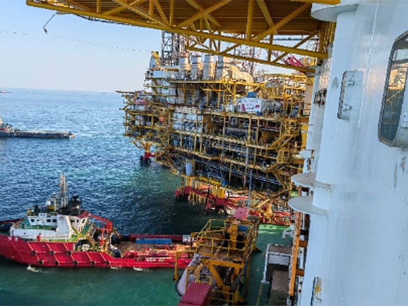 Oil drilling platform - ATA medium-voltage soft starter